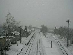 蛍の光窓の雪 2003/4/19 美瑛駅